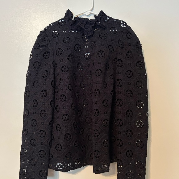 Sézane Navy Florie Blouse - Picture 5 of 11